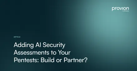 Adding AI Security Assessments to Your Pentesting Services: Build or Partner?