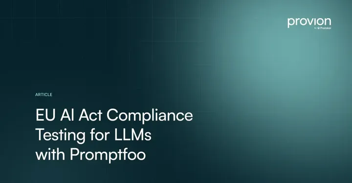 EU AI Act Compliance Testing for LLMs with Promptfoo