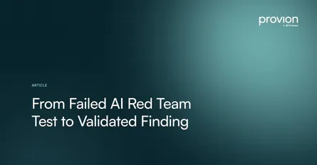 AI Red Teaming Results: Seven Gates to a Validated Finding
